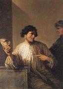 Salvator Rosa The Lie oil painting artist